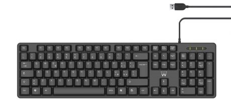 Teclado + Rato Ewent Gaming PT Preto