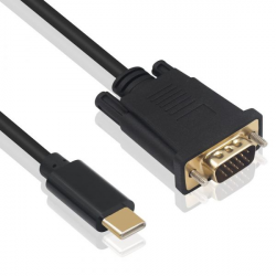 ADAPTADOR CONVERSOR USB-C PARA VGA 1.8MT
